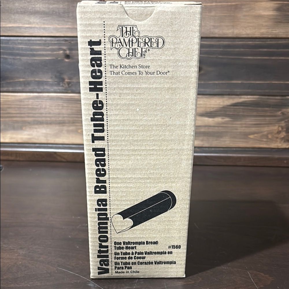 The Pampered Chef One Valtrompia Bread Tube Heart #1560